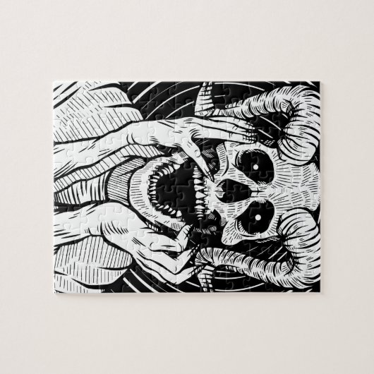 duivel legpuzzel (Horizontaal)