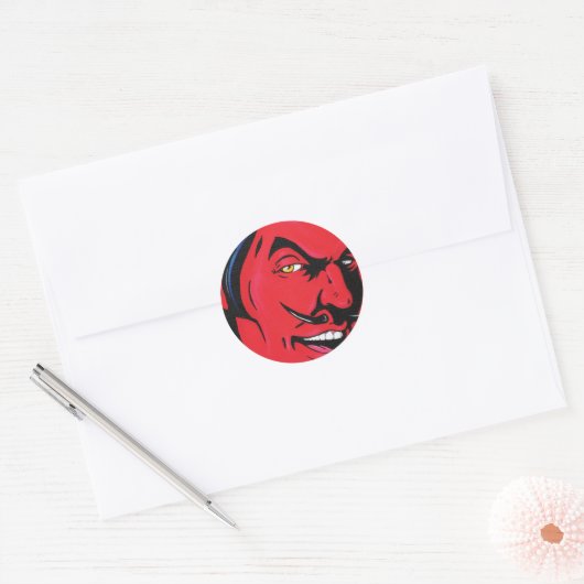 Duivel Man Sticker (Envelop)