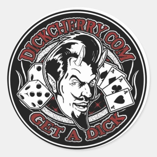 Duivel Man Sticker (Voorkant)