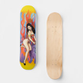 Duivel Meisje 2 Skateboard (Voorkant)