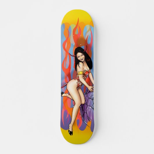 Duivel Meisje 2 Skateboard (Voorkant)