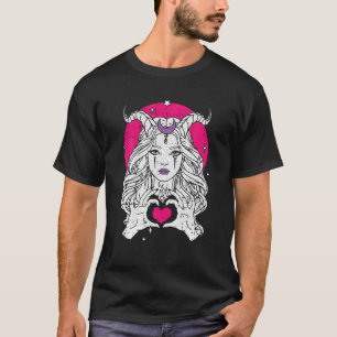 Duivel Meisje Lazy Halloween Kostuum Heks Craft Wi T-shirt
