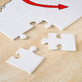 duivel meisje legpuzzel (Zijkant)