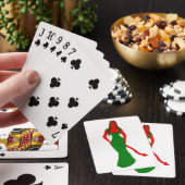 duivel meisje pokerkaarten (Insitu)