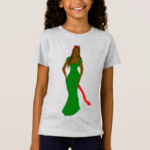 duivel meisje t-shirt