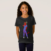 duivel meisje   t-shirt (Voorkant volledig)