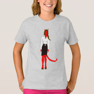 duivel meisje t-shirt