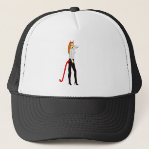 duivel meisje trucker pet