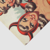  duivel meisjes illustratie tissuepapier (Detail)