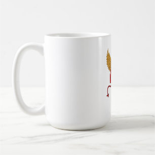 Duivel met drietand koffiemok