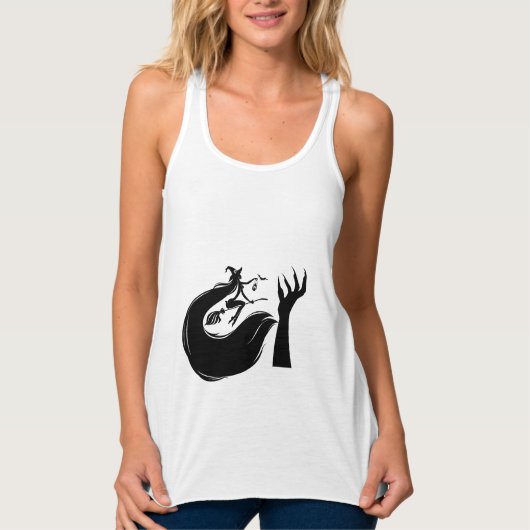 duivel ontwerp wicther tanktop (Voorkant)