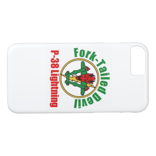 Duivel P-38 blikseminslag Case-Mate iPhone Case (Achterkant (Horizontaal))