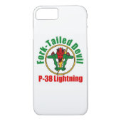 Duivel P-38 blikseminslag Case-Mate iPhone Case (Achterkant)