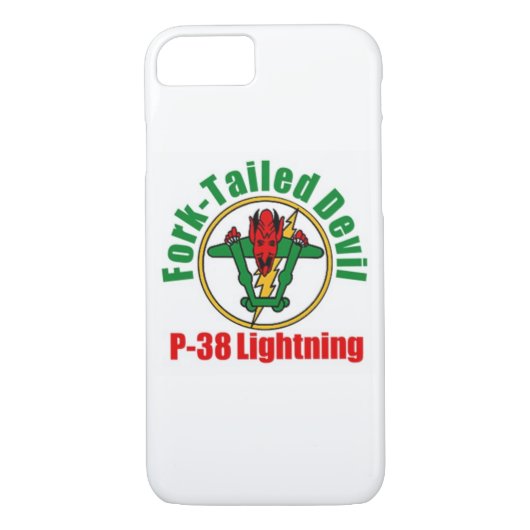Duivel P-38 blikseminslag Case-Mate iPhone Case (Achterkant)