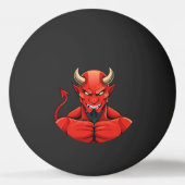 Duivel pingpongbal (Achterkant)