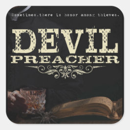 Duivel Prediker Vierkante Sticker