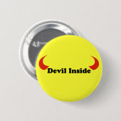 duivel ronde button 5,7 cm (Voorkant /achterkant)