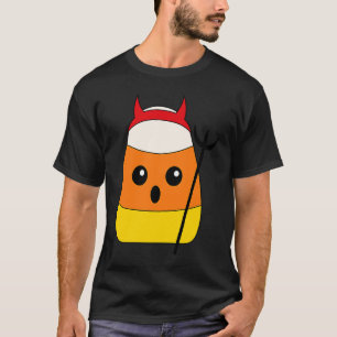 Duivel Snoep Mais Kostuum Halloween Grappen Zijn Z T-shirt