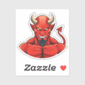 Duivel  sticker (Vel)