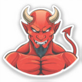 Duivel  sticker (Voorkant)