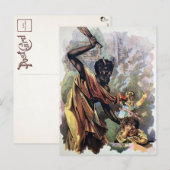  Duivel straft Briefkaart kind (Voorkant / Achterkant)