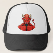 Duivel  trucker pet (Voorkant)