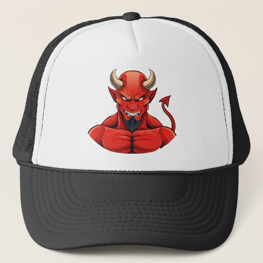 Duivel trucker pet (Voorkant)