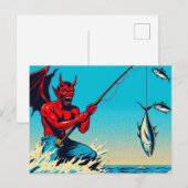 Duivel Vist voor tonijn Briefkaart (Voorkant / Achterkant)