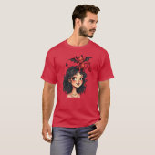 Duivel vrienden liefhebben t-shirt (Voorkant volledig)