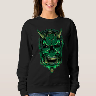 duivel zombie griezelig satan kwaad demon hoofd sc trui