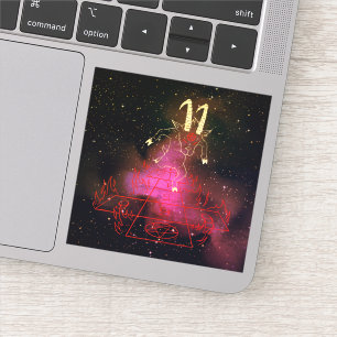 Duivelgeit Speelt Halloween Geschenk Voor Satan Li Sticker
