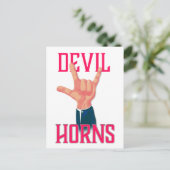 Duivelhoorns Briefkaart (Staand voorkant)