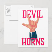 Duivelhoorns Briefkaart (Voorkant / Achterkant)