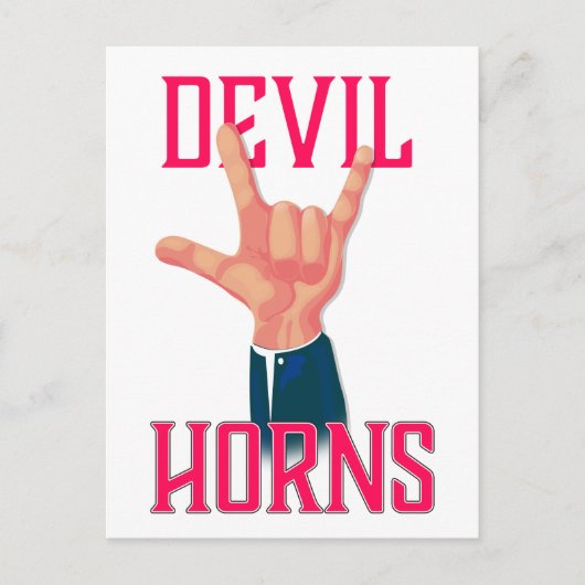 Duivelhoorns Briefkaart (Voorkant)