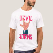 Duivelhoorns T-shirt (Voorkant)
