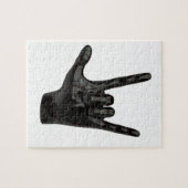 duivelhorens hand legpuzzel (Horizontaal)