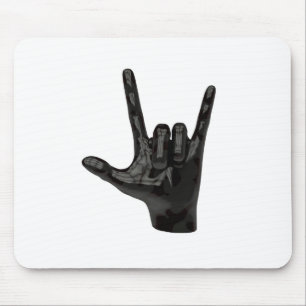 duivelhorens hand muismat