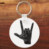 duivelhorens hand sleutelhanger (Voorkant)