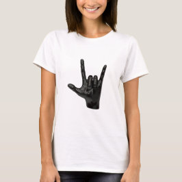 duivelhorens hand t-shirt