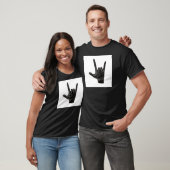 duivelhorens hand t-shirt (Unisex)