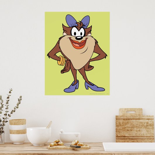 Duivelin in kleur poster (Keuken)