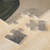 Duivels gieten gouden munten in het Schort van de  Legpuzzel (Zijkant)