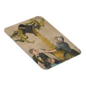 Duivels gieten gouden munten in het Schort van de Magneet (Rechterzijde)