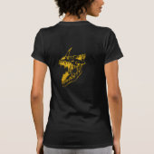 Duivels hond Schedel zwarte shirt (Achterkant)