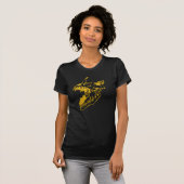 Duivels hond Schedel zwarte shirt (Voorkant volledig)