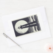 Duivels Island Vuurtoren Wisconsin Maan Rechthoekige Sticker (Envelop)