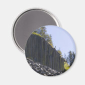 Duivels postpile ronde magneet (Voorkant / Achterkant)