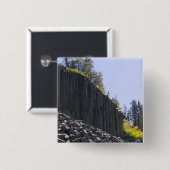 Duivels Postpile Square Button (Voorkant /achterkant)