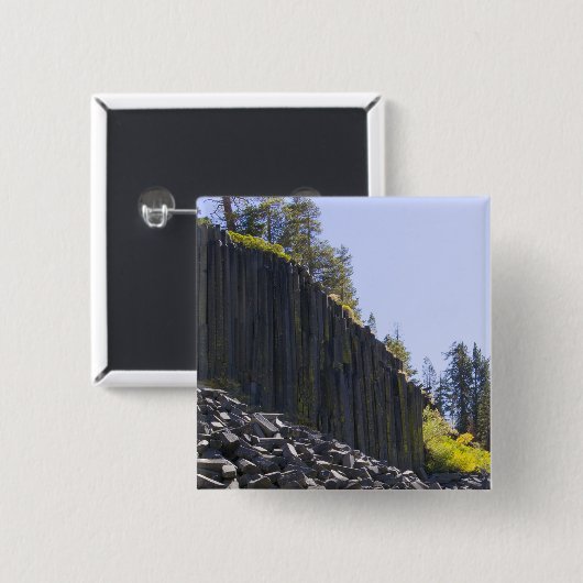 Duivels Postpile Square Button (Voorkant /achterkant)