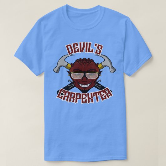 Duivels timmerman t-shirt (Design voorkant)